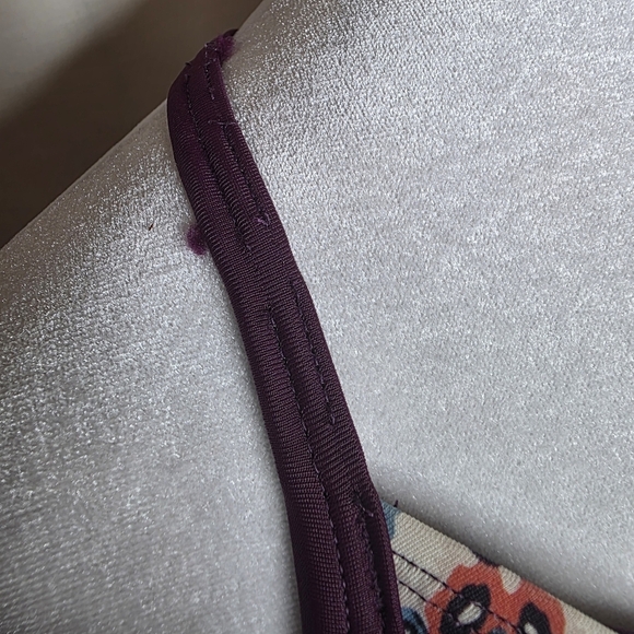 Athleta Marrakesh Side Scrunch Tankin Top Wild Bloom Size 36 B/C - Picture 11 of 11